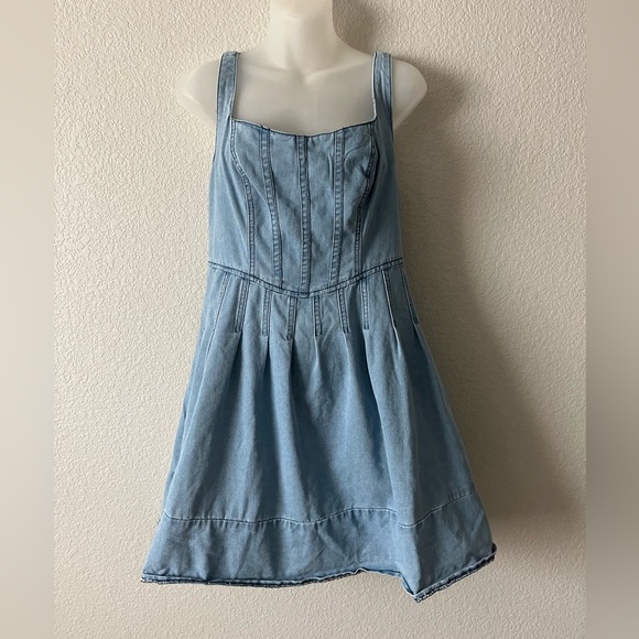 Dresses & Skirts - Denim corset dress size M